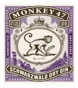 Monkey 47 Gin Etikett